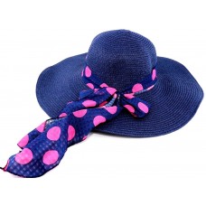 Mujer Large Floppy Folding Wide Brim Cap Summer Sun Straw Beach Hat+Handkerchief  eb-60613532